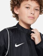 Nike Футболно яке с цип и лого Черен