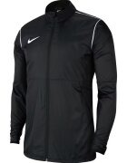 Nike Футболно яке с цип и лого Черен