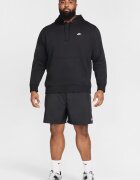 Nike Худи Club с джоб кенгуру Черен