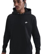 Nike Худи Club с джоб кенгуру Черен