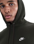 Nike Худи Club с джоб кенгуру Каки