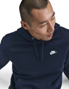 Nike Худи Club с джоб кенгуру Тъмносин