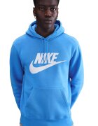Nike Худи Club с лого Бял/Ледено синьо
