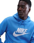 Nike Худи Club с лого Бял/Ледено синьо