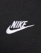 Nike Худи Club с цип и лого Бял/Черен