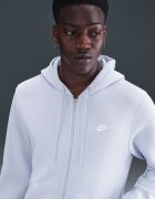 Nike Худи Club с цип и лого Пастелносин