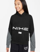 Nike Худи Multisport с джоб кенгуру Бял/Черен/Сив