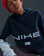 Nike Худи Multisport с джоб кенгуру Тъмносин/Мръснобял