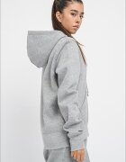 Nike Худи Phoenix с джоб кенгуру Сив меланж