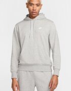 Nike Худи с памук и лого Светлосив меланж