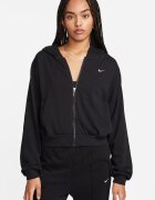 Nike Худи с памук с цип Черен