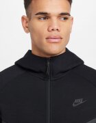 Nike Худи с цип и лого Черен