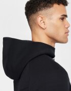Nike Худи с цип и лого Черен