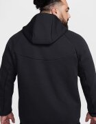 Nike Худи с цип и лого Черен
