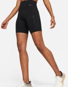 Nike Къс фитнес клин Go Dri-Fit с висока талия Черен