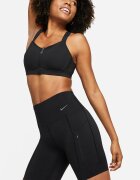 Nike Къс фитнес клин Go Dri-Fit с висока талия Черен
