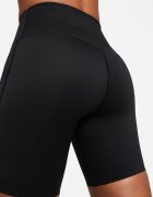 Nike Къс фитнес клин Go Dri-Fit с висока талия Черен
