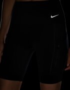 Nike Къс фитнес клин Go Dri-Fit с висока талия Черен