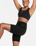 Nike Къс фитнес клин Zenvy с висока талия - Черен