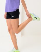 Nike Къс клин с висока талия и лого Избеляло черно