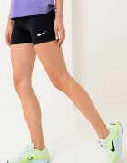 Nike Къс клин с висока талия и лого Избеляло черно