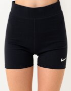 Nike Къс клин с висока талия и лого Избеляло черно