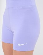 Nike Къс клин с висока талия и лого Лилав