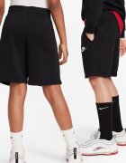 Nike Къс панталон с връзка и лого Черен