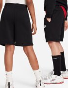 Nike Къс панталон с връзка и лого Черен