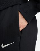 Nike Къс суитшърт с къс цип Черен