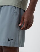 Nike Къс тренировъчен панталон с Dri-Fit и връзка Пепеляво сиво
