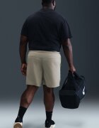 Nike Къс тренировъчен панталон с Dri-Fit и връзка Сиво-бежов