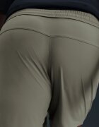Nike Къс тренировъчен панталон с Dri-Fit и връзка Сиво-бежов
