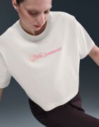 Nike Къса памучна тениска Club Слонова кост