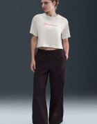 Nike Къса памучна тениска Club Слонова кост