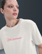 Nike Къса памучна тениска Club Слонова кост