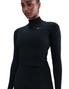 Nike Къса тренировъчна блуза One Черен