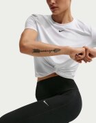Nike Клин с лого и висока талия Черен