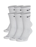 Nike Комплект от 6 чифта чорапи Everyday Plus Cushioned Training Crew Бял
