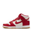 Nike Кожени спортни обувки Dunk - Червен/Бял