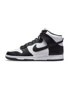Nike Кожени спортни обувки Dunk Retro с висок профил - Бял/Черен