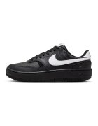 Nike Кожени спортни обувки с връзки и лого - Черен/Бял