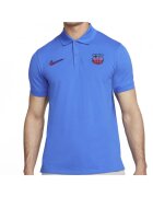 Nike Мъжка тениска тип поло" FC Barcelona 22/23 - синя - "