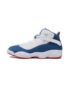 Nike Мъжки баскетболни обувки 303267841 - Естествена кожа - Бели