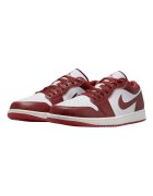 Nike Мъжки маратонки Air Jordan 1 Low Se - естествена кожа - червено/бели