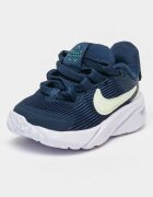Nike Обувки Star Runner 4 за бягане със синтетика Бледозелен/Бял/Тъмносин