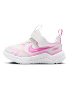 Nike Обувки за бягане Cosmic Runner с велкро Бял/Фуксия