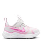 Nike Обувки за бягане Cosmic Runner с велкро Бял/Фуксия