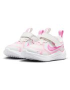 Nike Обувки за бягане Cosmic Runner с велкро Бял/Фуксия