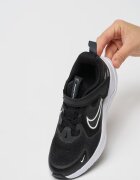 Nike Обувки за бягане Cosmic с велкро Черен/Бял